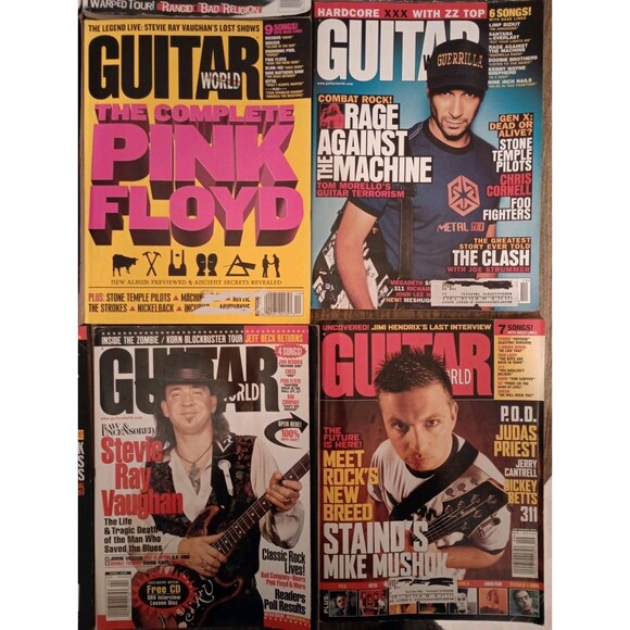 Guitar World Mixed Rock 74 Songs Sheet Music Magazines 1998-2001 Lot 16, Posters - Picture 6 of 12